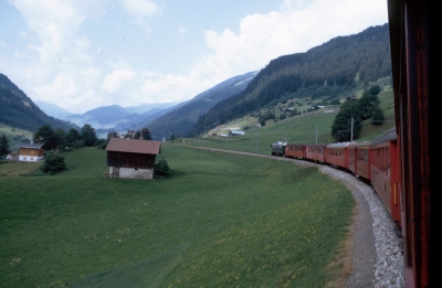 Glacier Express mit Ge 4/4 I
