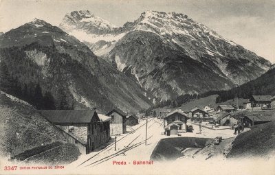 RhB Bahnhof Preda